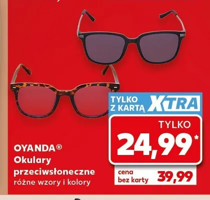 Okulary przeciwsłoneczne OYANDA promocja w Kaufland