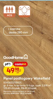 Panel podłogowy Wakefield szeroka deska 280mm promocja w Castorama