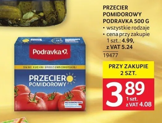 Przecier pomidorowy Podravka promocja w Selgros