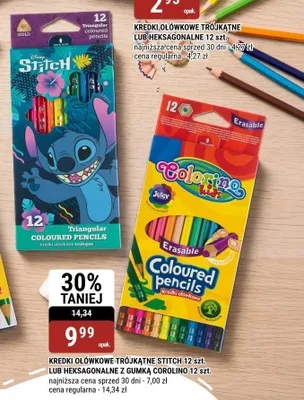 Kredki ołówkowe trójkątne Disney Stitch promocja w bi1