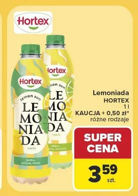 Lemoniada Hortex promocja w Carrefour