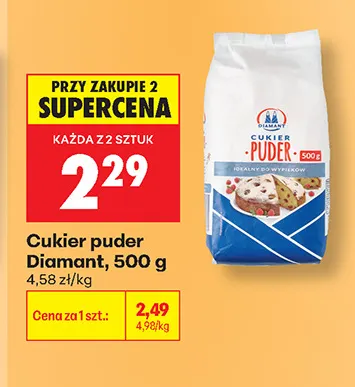 Cukier puder Diamant promocja w Biedronka