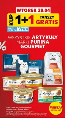 Artykuły Purina Gourmet promocja w Kaufland