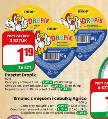 Pasztet Dropik promocja w Dino
