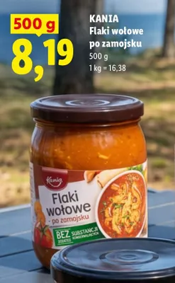 Flaki wołowe po zamojsku Kania promocja w Lidl