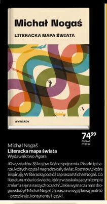 Książka Literacka mapa świata Michał Nogaś promocja w Empik