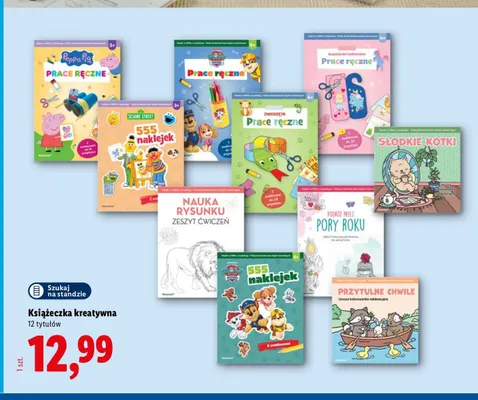 Książeczka kreatywna promocja w Lidl