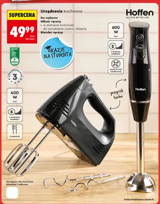 Blender ręczny Hoffen promocja w Biedronka