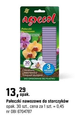 Pałeczki nawozowe do storczyków promocja w OBI