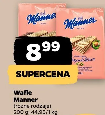 Wafle, różne rodzaje promocja w Netto