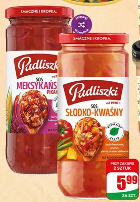 Sos meksykański pikantny Pudliszki promocja w Dino