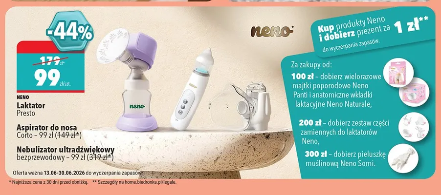 Aspirator do nosa Neno Corto promocja w Biedronka