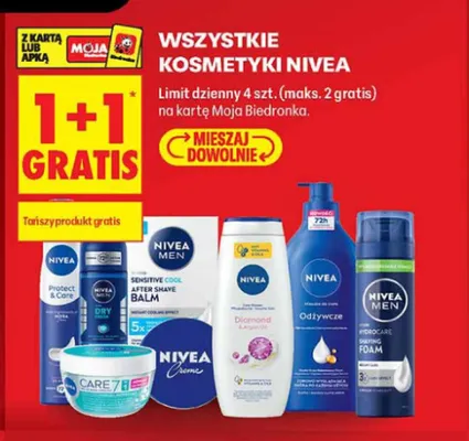 Pianka do golenia Nivea Men Hydrocare promocja w Biedronka