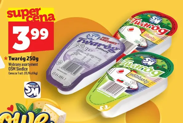 Twaróg OSM Siedlce promocja w TOPAZ