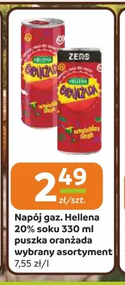 Napój gazowany Hellena Oranżada promocja w Gama