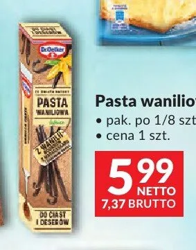 Pasta waniliowa Dr.Oetker 19g promocja w Makro