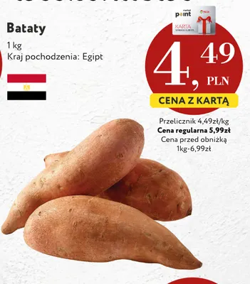 Bataty promocja w Market Point
