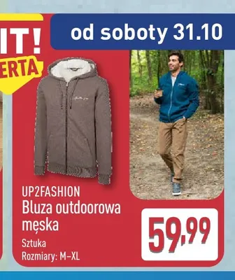 Bluza outdoorowa męska Up2fashion promocja w Aldi