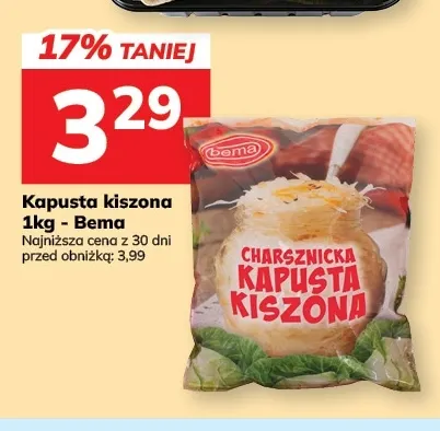 Kapusta kiszona Bema promocja w Hitpol