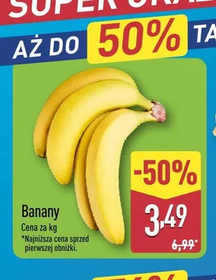 Banany promocja w Aldi