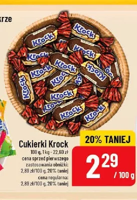Cukierki Krock promocja w POLOmarket