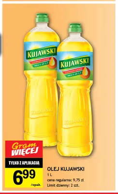 Olej rzepakowy Kujawski promocja w Gram Market