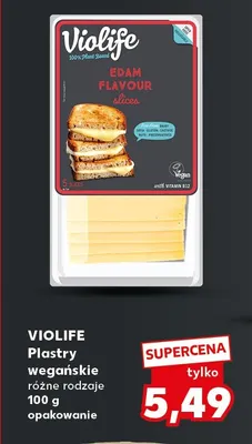 Plastry wegańskie Violife promocja w Kaufland