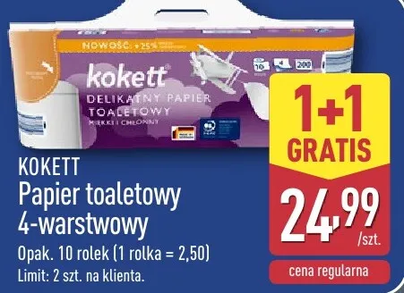 Papier toaletowy 2-warstwowy classic Linteo promocja w Aldi