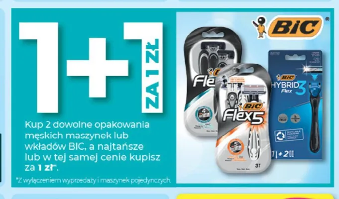 Maszynki do golenia BIC Flex 5 promocja w Drogerie Jawa