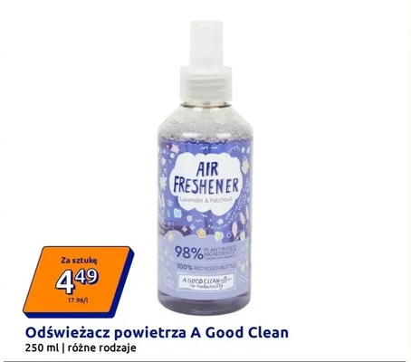 Odświeżacz powietrza 250 ml, różne rodzaje promocja w Action