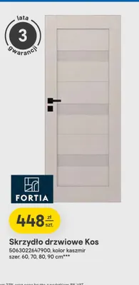 Skrzydło drzwiowe Kos Fortia promocja w Castorama