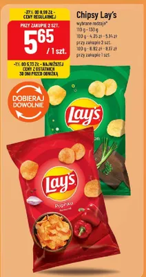 Chipsy wybrane rodzaje promocja w POLOmarket