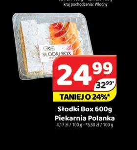 Słodki Box Piekarnia Polanka promocja w Delfin