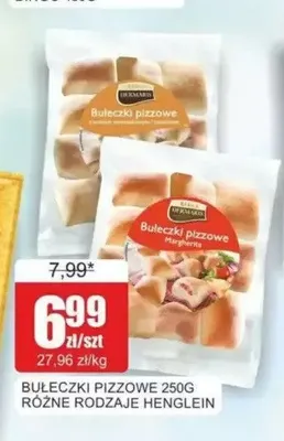 Bułeczki pizzowe Dermaris promocja w Bingo