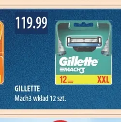 Wkład do maszynek Mach3 Gillette promocja w Drogerie Laboo