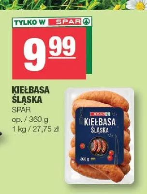 Kiełbasa śląska Spar promocja w SPAR