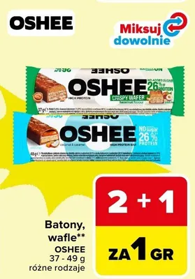 Batony, wafel różne rodzaje promocja w Carrefour Market