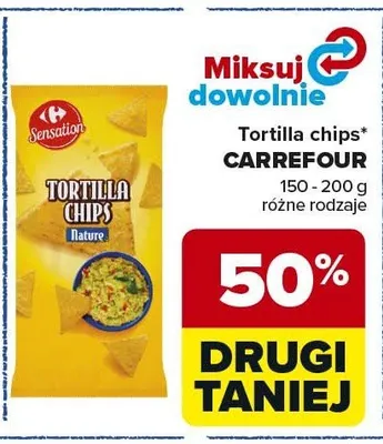 Tortilla chips nature Carrefour promocja w Carrefour