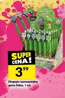 Długopis wymazywalny game Kidea promocja w Twój Market
