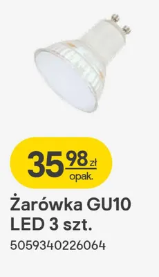 Żarówka GU10 LED 3 szt. promocja w Castorama
