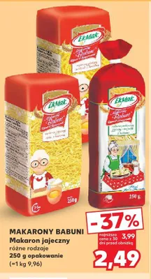 Makaron jajeczny Makarony Babuni promocja w Kaufland