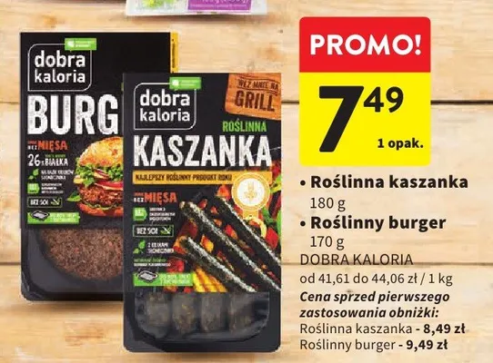 Roślinna kaszanka promocja w Intermarche