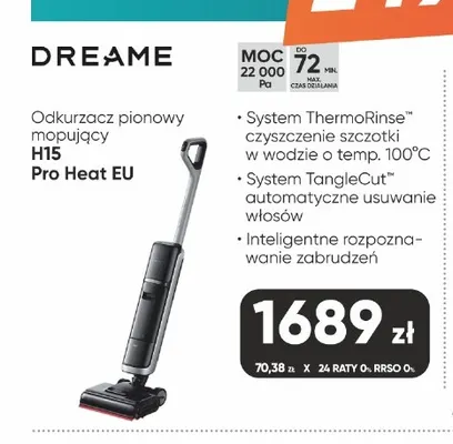 Odkurzacz pionowy mopujący Dreame H15 Pro Heat Eu promocja w Max Elektro