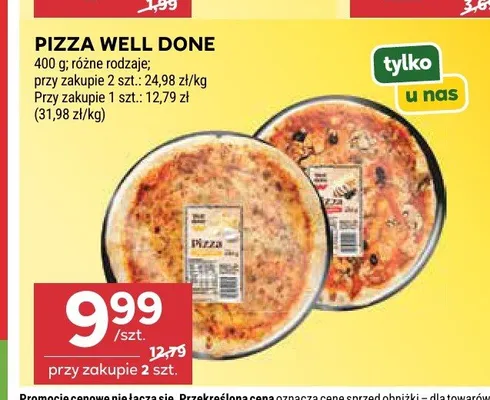 Pizza Well Done promocja w Stokrotka