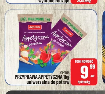 Przyprawa Appetyczna uniwersalna do potraw Appetita promocja w Tomi Markt