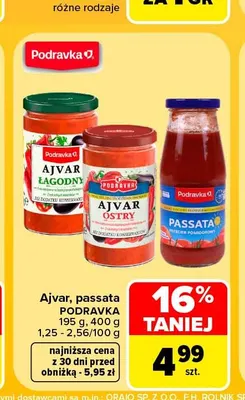 Passata Podravka promocja w Carrefour