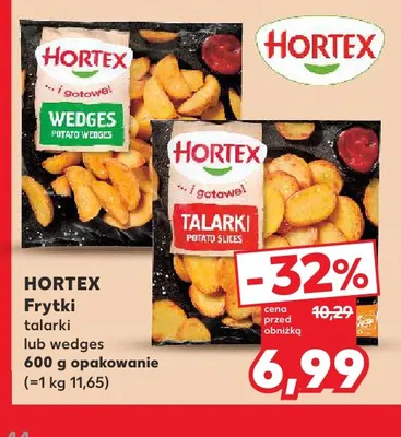 Frytki talarki Hortex promocja w Kaufland