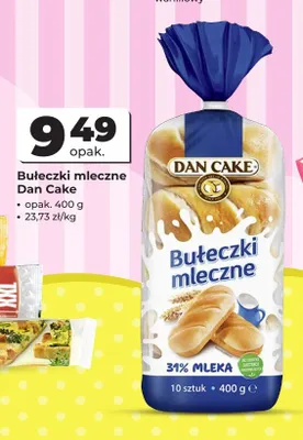 Bułeczki mleczne Dan Cake 10 sztuk promocja w Odido