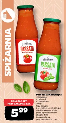 Passata La Campagna klasyczna promocja w Netto