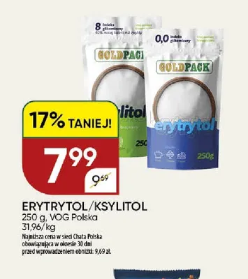 Ksylitol Goldpack promocja w Chata Polska